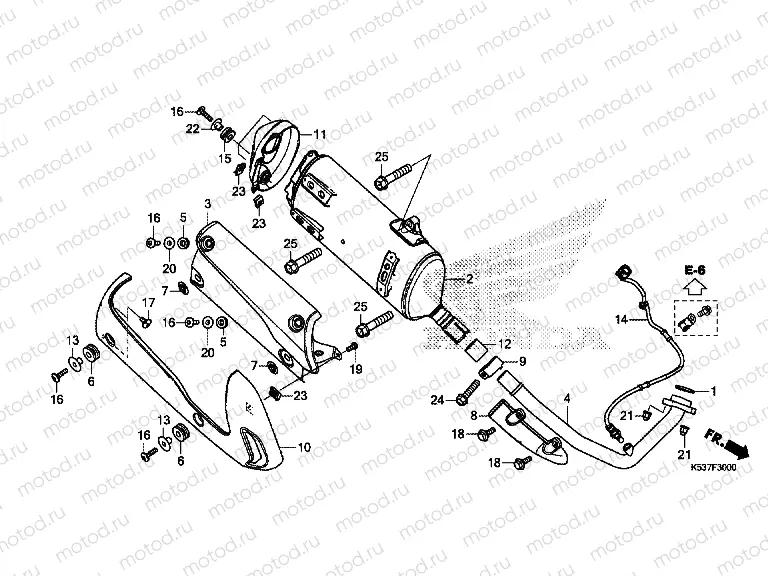 F-30 EXHAUST MUFFLER