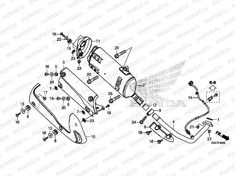 F-30 EXHAUST MUFFLER