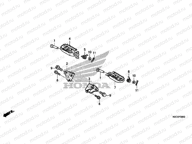 F-30 FOOTREST