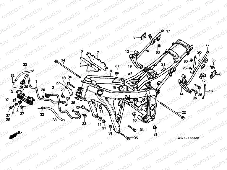 F-30 FRAME / OIL COOLER