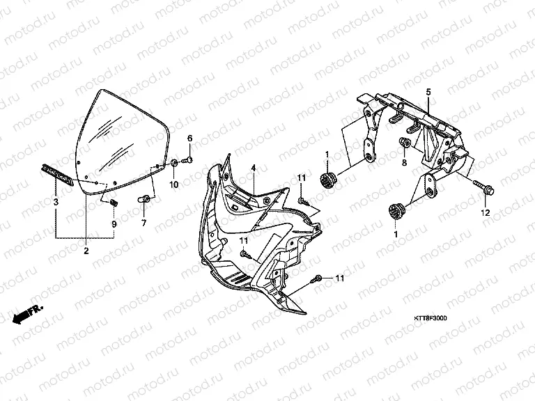 F-30 FRONT ENGINE HOUSING
