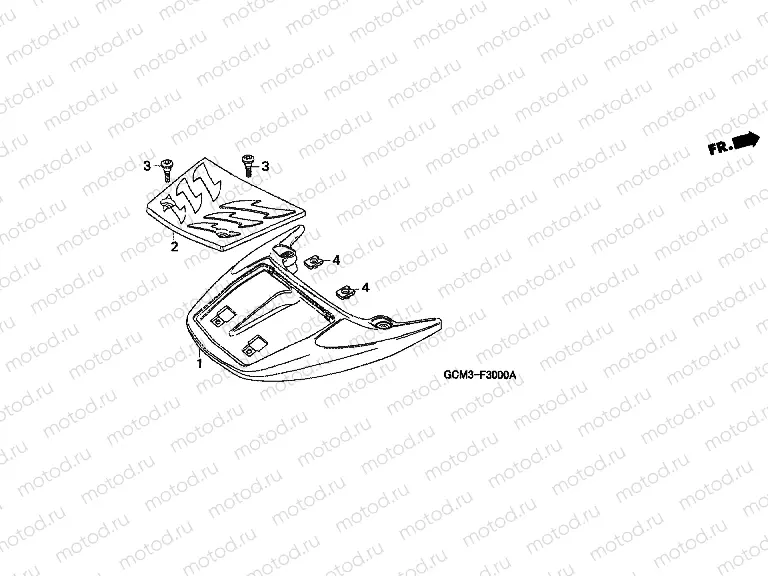 F-30 LUGGAGE PACKAGE HOLDER