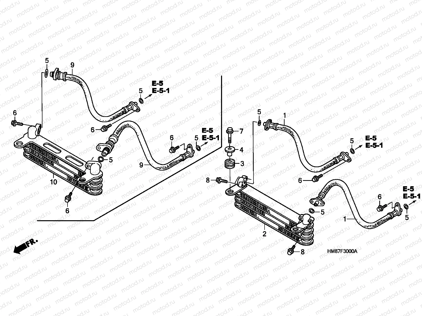 F-30 OIL COOLER