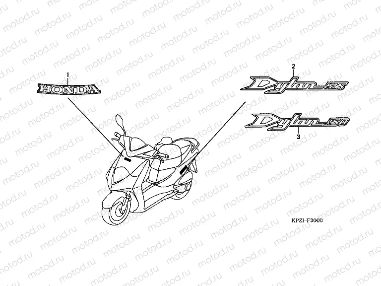 F-30 SIGN / STRIP (E / ED / F)