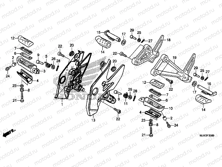F-30 STEP (CB500XG/CB500XAG/CB400XG/CB400XAG)