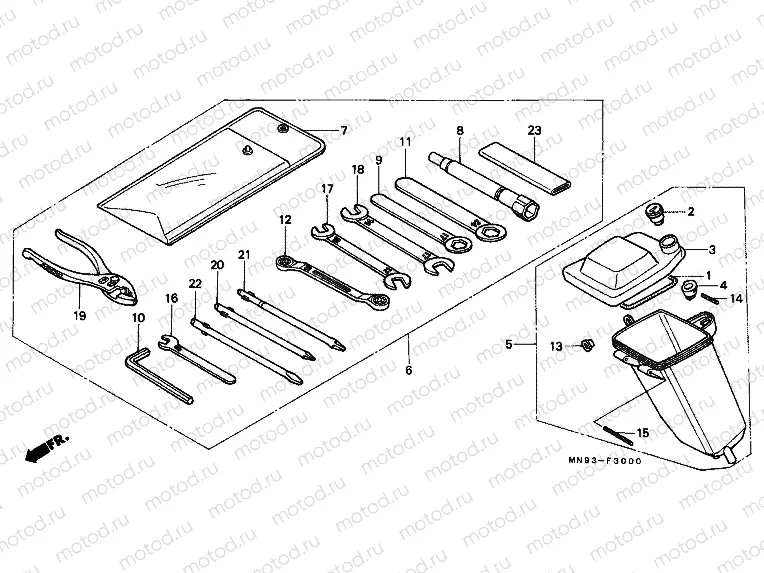 F-30 TOOLS / TOOL BOX