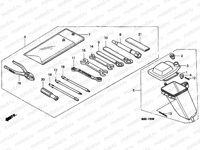 F-30 TOOLS / TOOL BOX