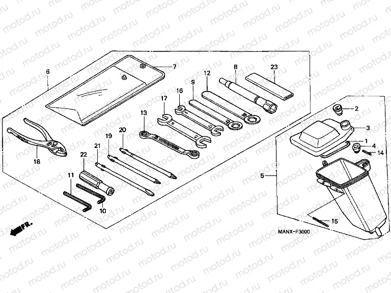 F-30 TOOLS / TOOL BOX