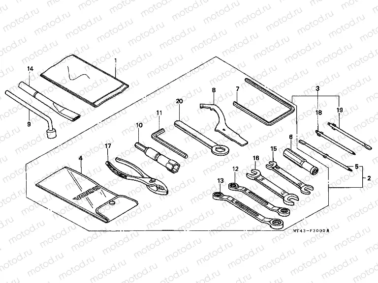 F-30 TOOLS (VFR750FL / FM / FN / FP)