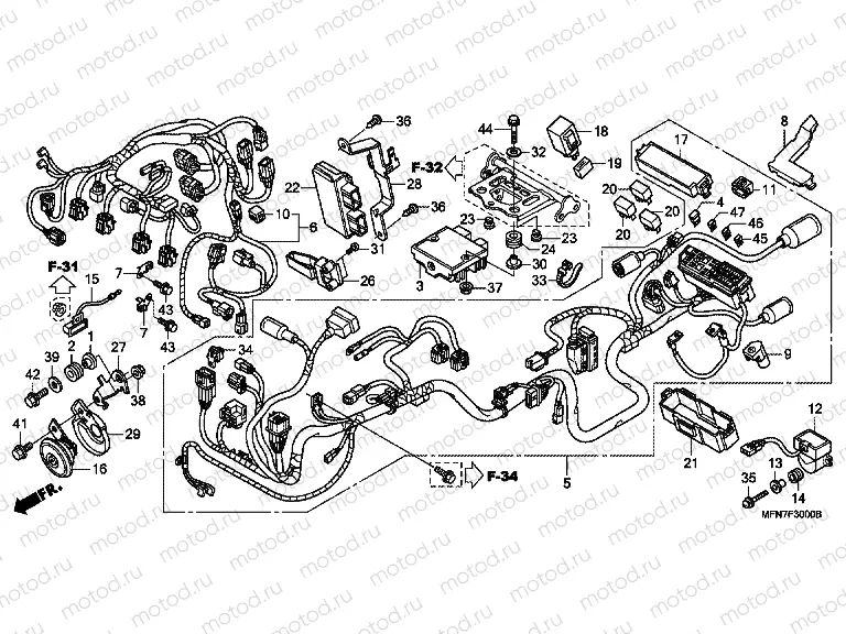 F-30 WIRING HARNESS