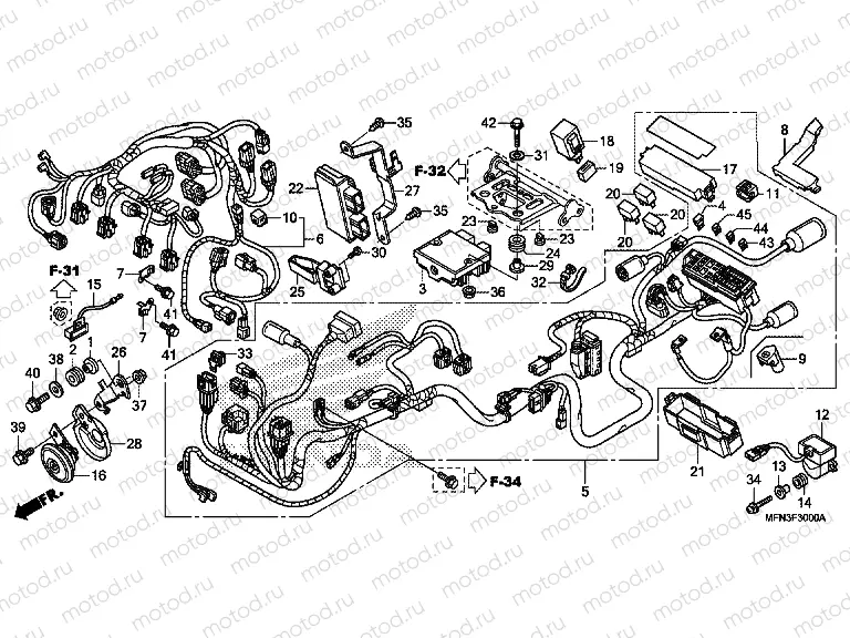 F-30 WIRING HARNESS