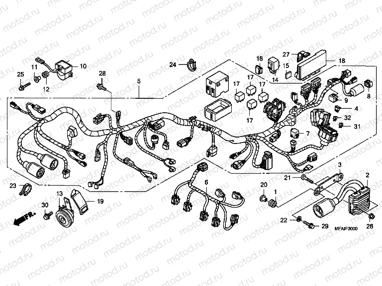F-30 WIRING HARNESS
