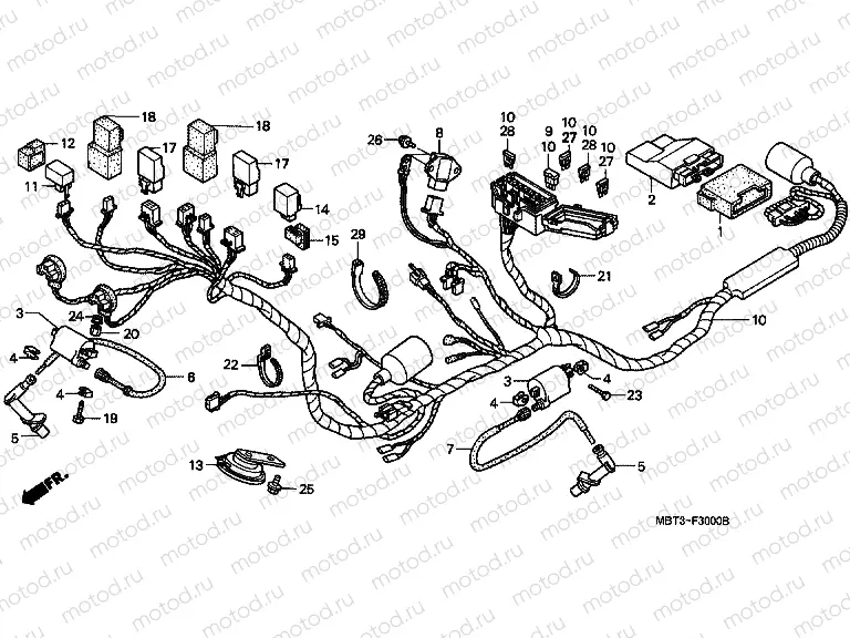 F-30 WIRING HARNESS