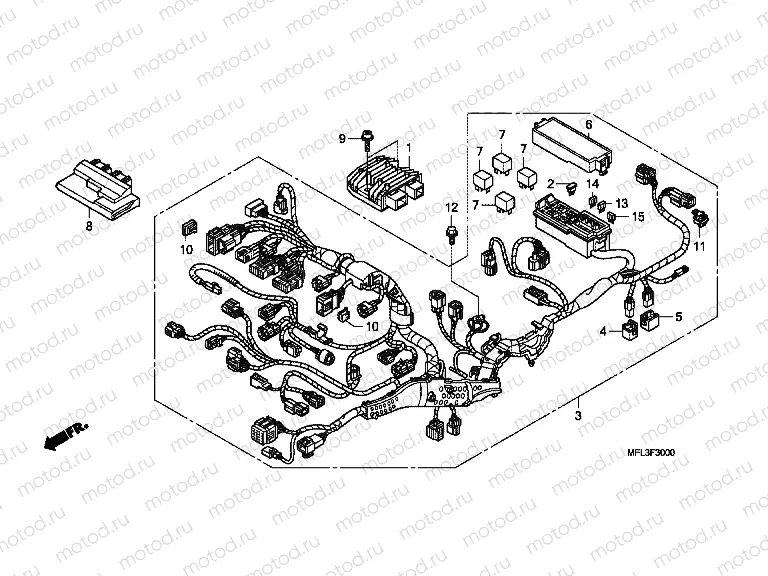 F-30 WIRING HARNESS (CBR1000RR)