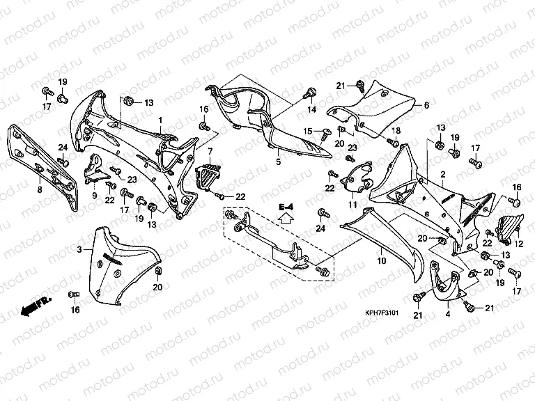 F-31-1 MAIN PIPE COVER / FOOT PROTECTION SHEET (2)