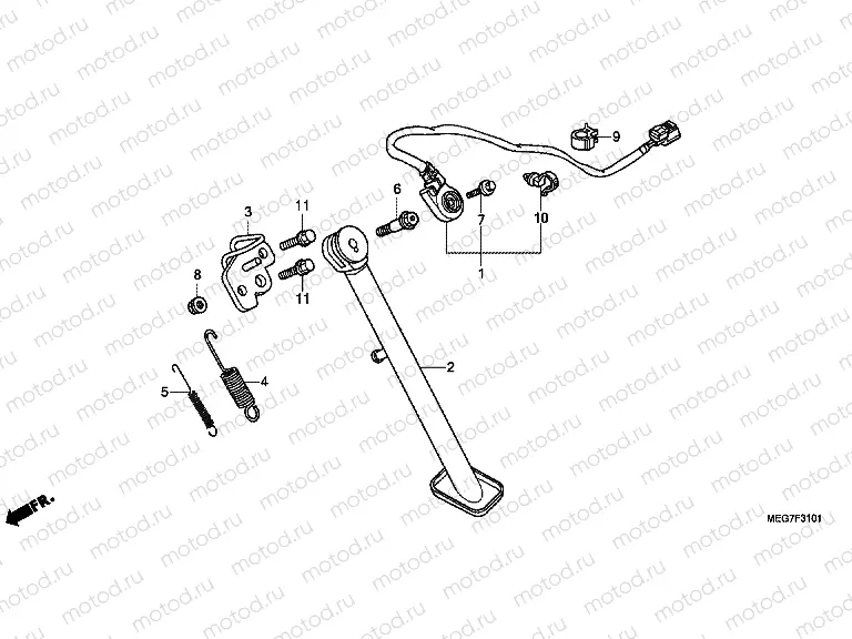 F-31-1 SIDE SHELF (VT750S)