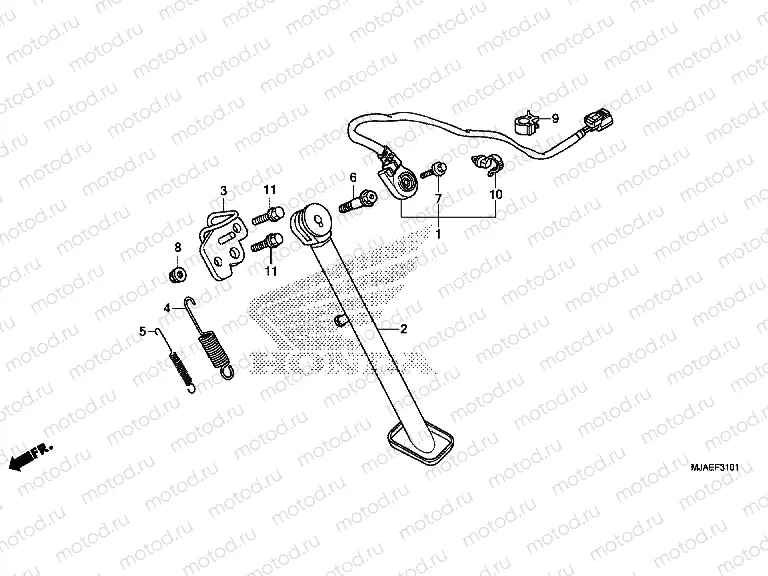 F-31-1 SIDE SHELF (VT750S)