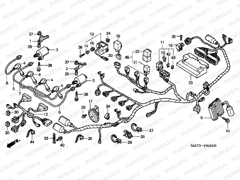 F-31-1 WIRING HARNESS (X / Y)