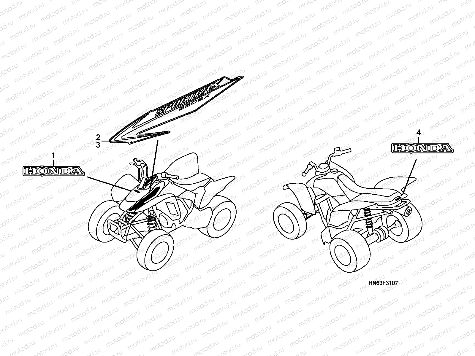 F-31-7 MARK (TRX250EX8)