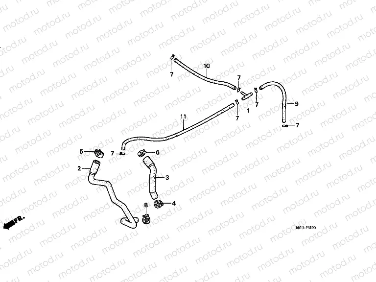F-31 AIR INTAKE VALVE PIPE