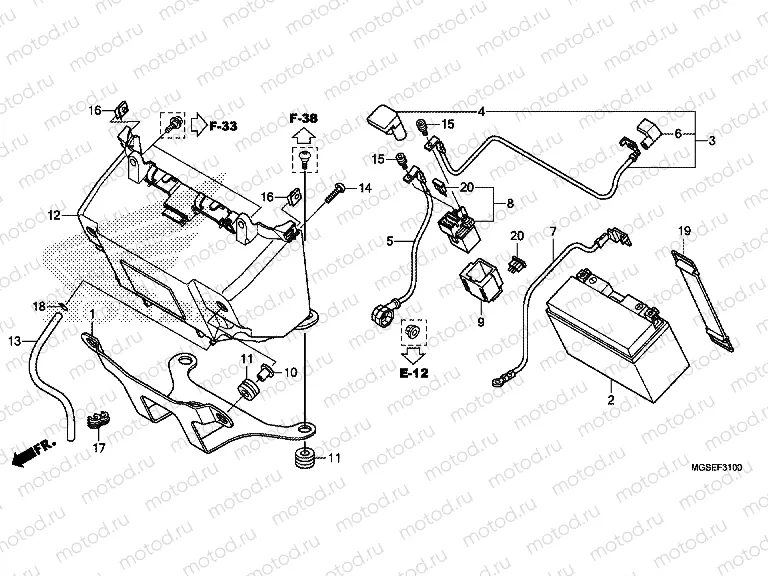 F-31 BATTERY