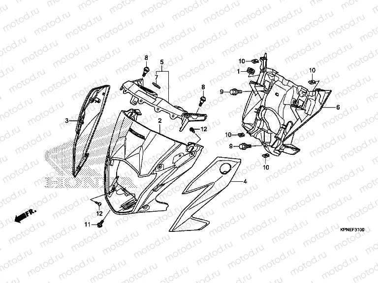 F-31 ENGINE HOUSING