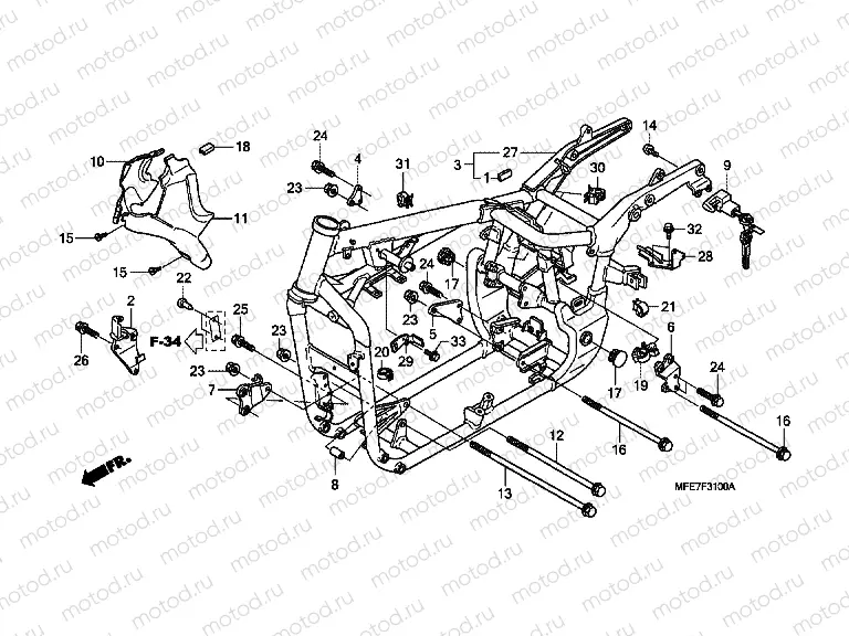 F-31 FRAME HOUSING