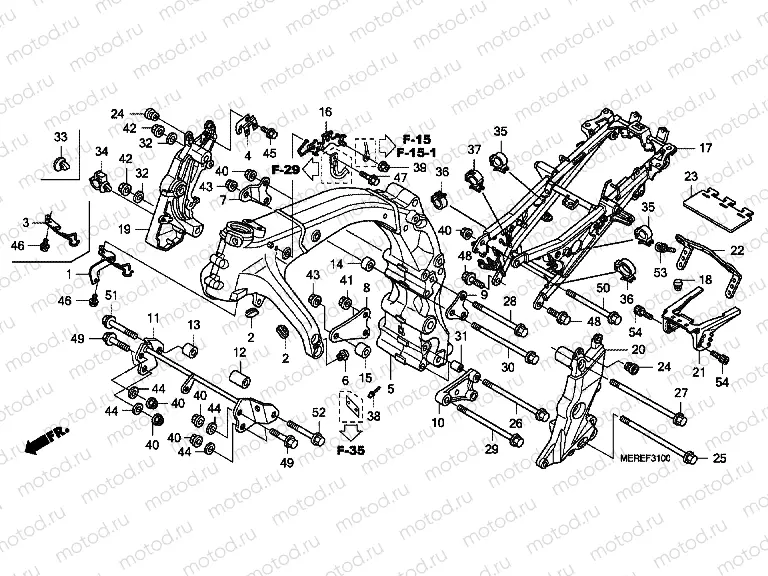 F-31 FRAME HOUSING