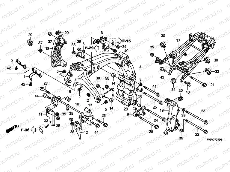 F-31 FRAME HOUSING