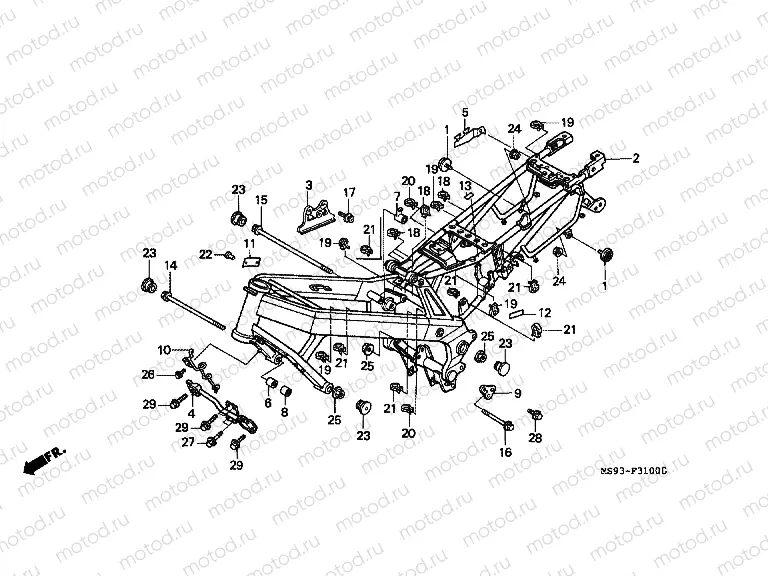 F-31 FRAME HOUSING