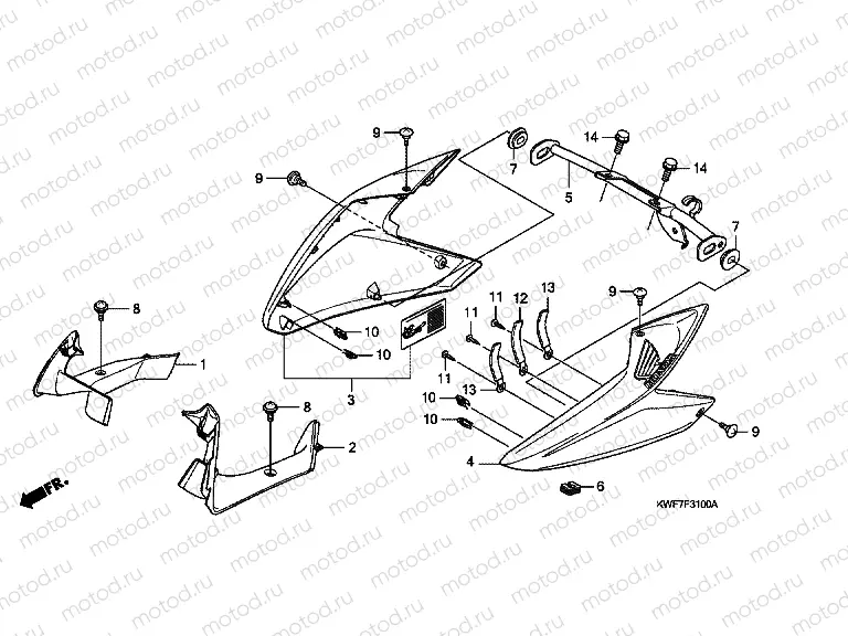 F-31 FRONT SIDE FRAME