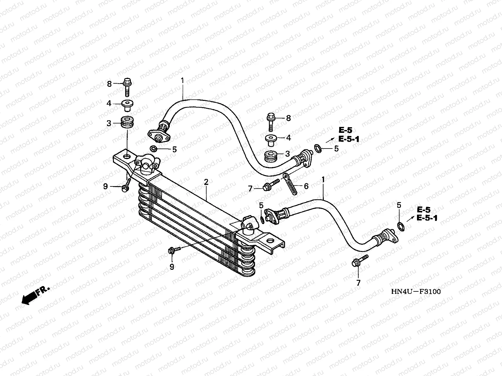 F-31 OIL COOLER