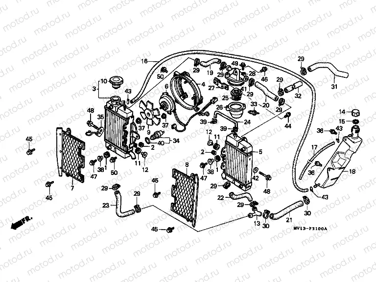 F-31 RADIATOR / COVER