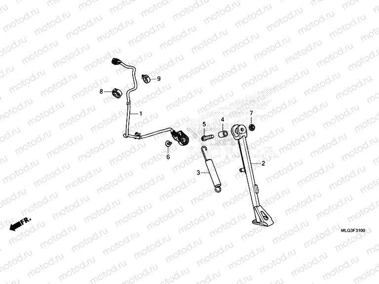 F-31 SIDE STAND