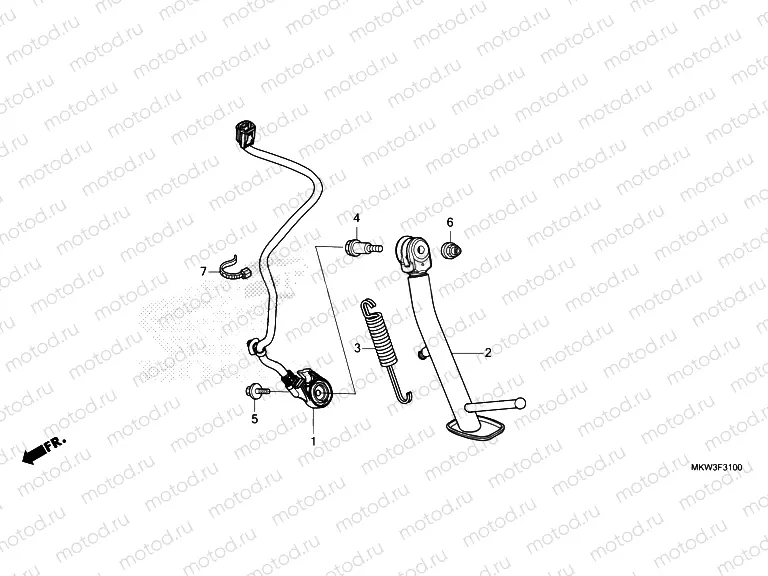 F-31 SIDE STAND