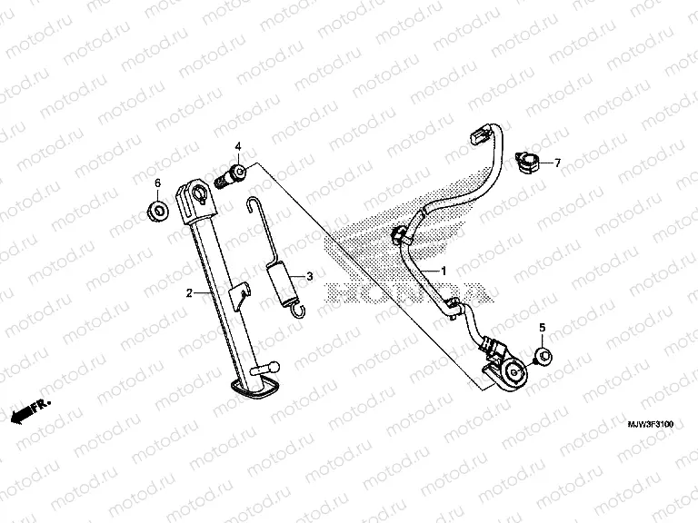 F-31 SIDE STAND