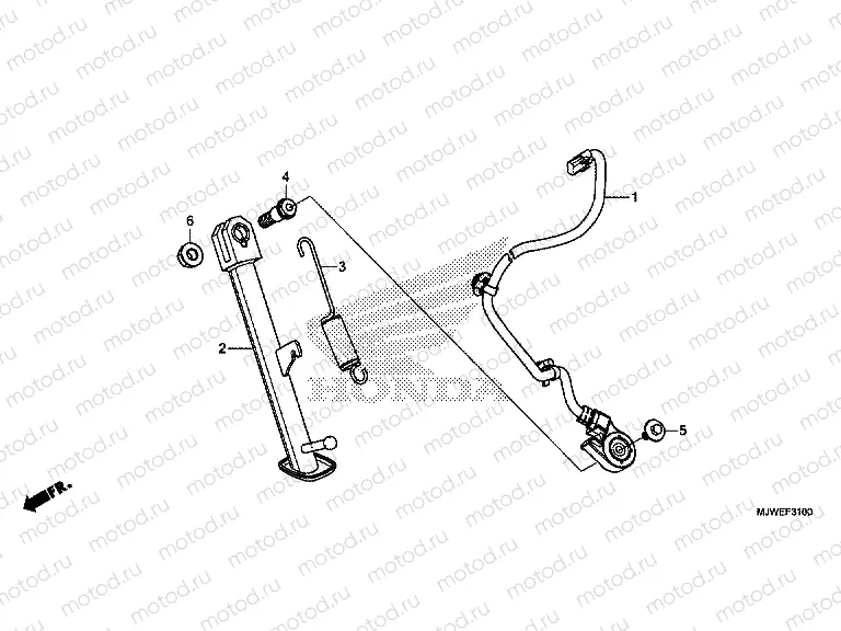 F-31 SIDE STAND
