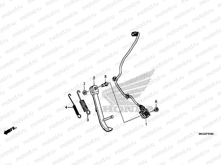 F-31 SIDE STAND