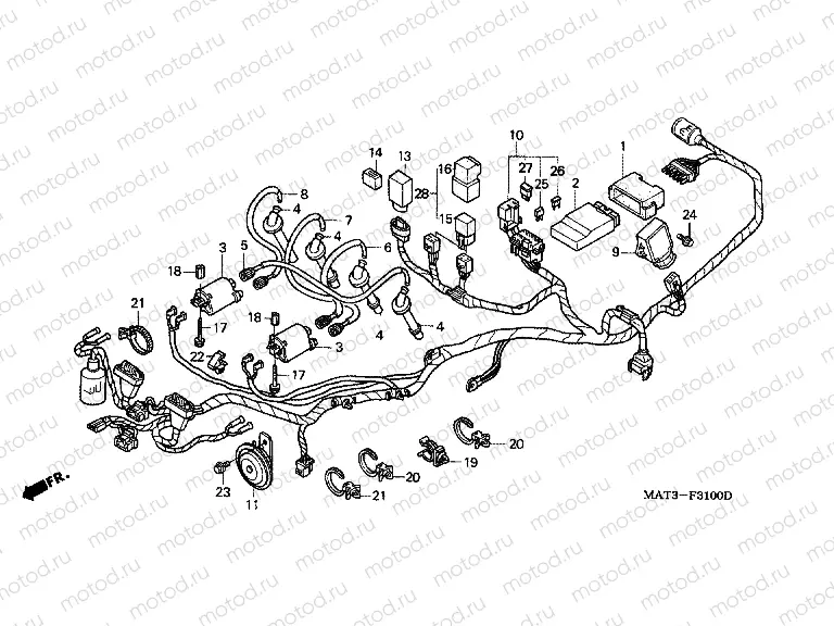 F-31 WIRING HARNESS (V / W)