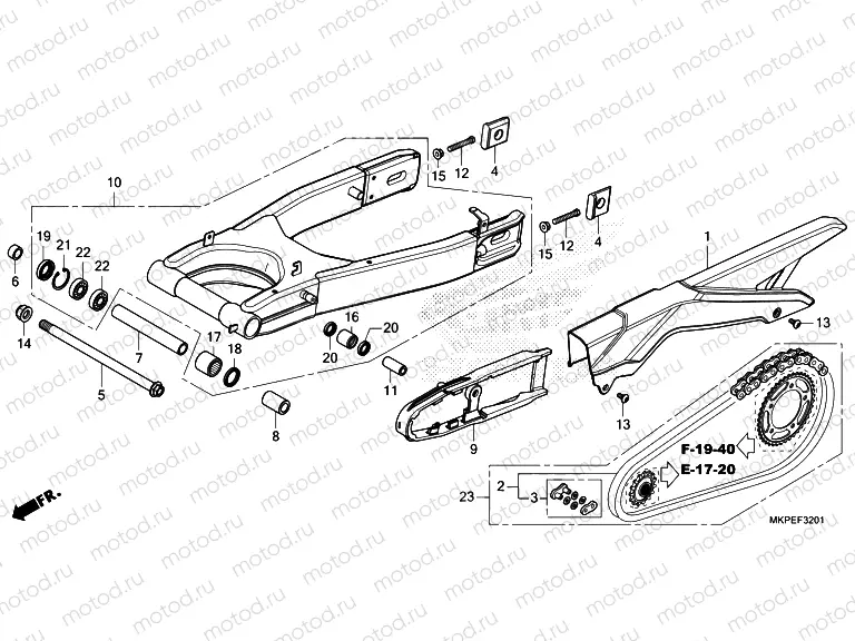F-32-1 SWINGARM