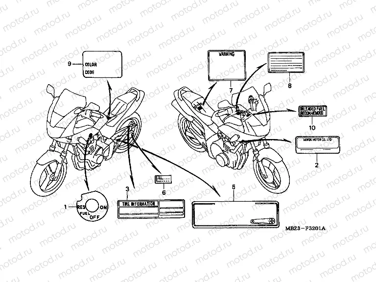 F-32-1 WARNING LABEL (2)