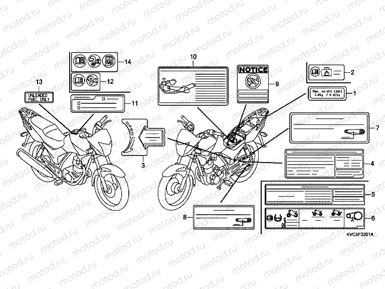 F-32-1 WARNING LABEL (GLH125SH)