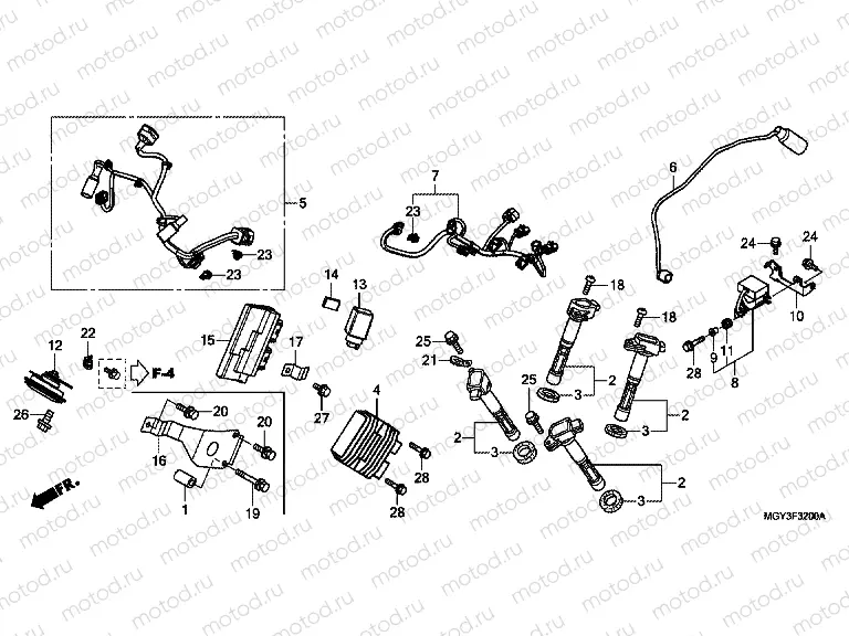 F-32 ADDITIONAL WIRING HARNESS