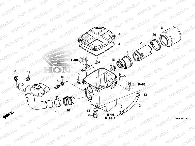 F-32 AIR CLEANER