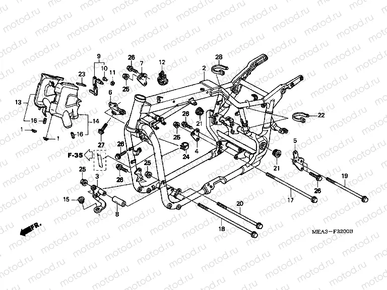 F-32 FRAME HOUSING