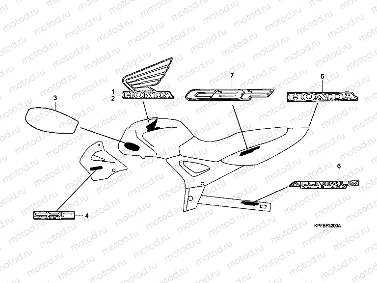F-32 SIGN / STRIP