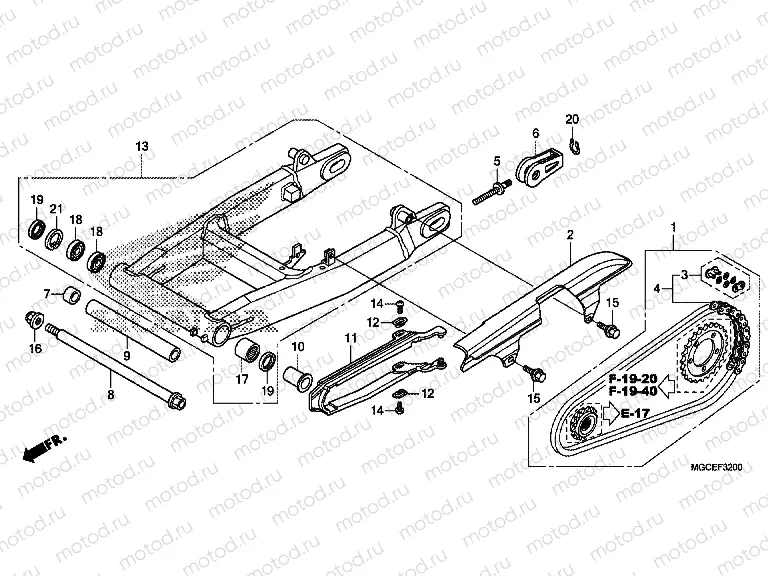 F-32 SWING ARM
