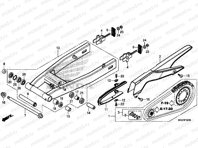 F-32 SWING ARM
