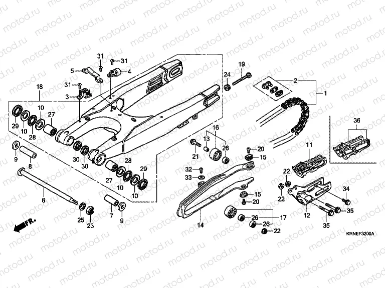 F-32 SWING ARM
