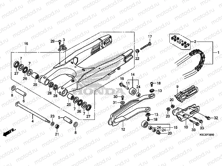 F-32 SWING ARM